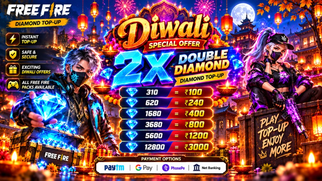 Diwali special diamond top-up