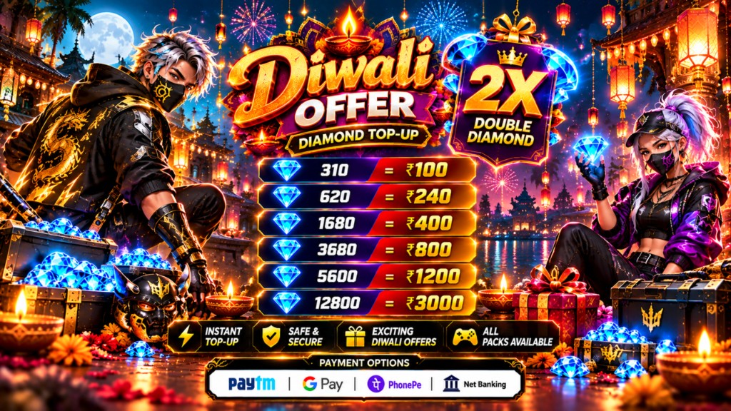 Diwali offer diamond top-up